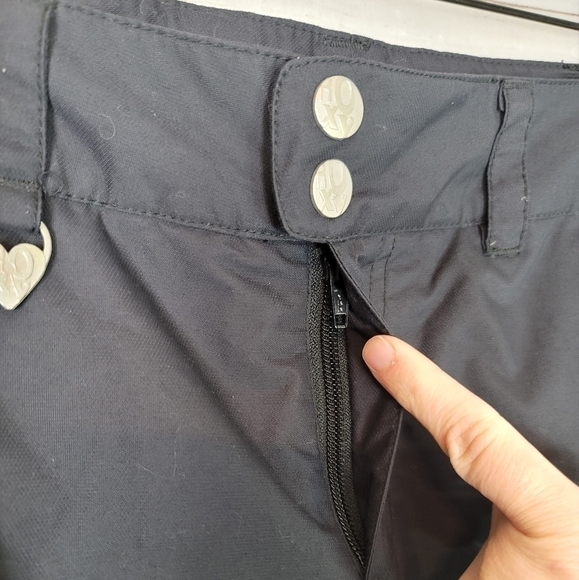 ROXY BLACK SNOWBOARD PANTS, SZ SMALL - Picture 2 of 14